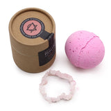 Rozenkwarts armband shea boter bergamot bruisbal