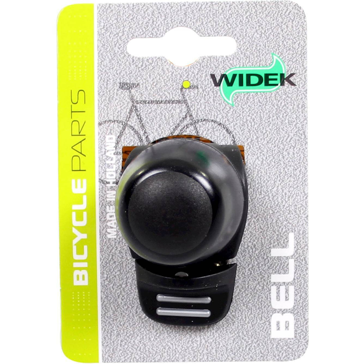 Widek 002564 compact bel ii fietsbel zwart op kaart
