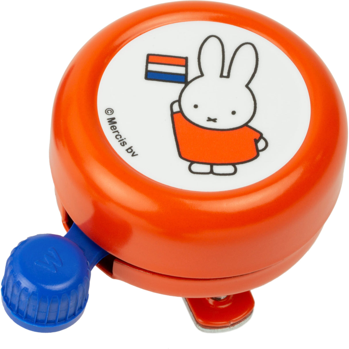 Widek bel nijntje oranje met vlag (op kaart)