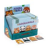 Adoramals wilde dieren magnetische boekenlegger set