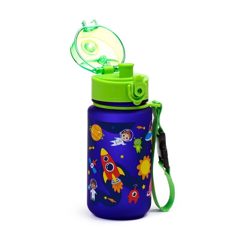 Ruimtevaart pop top 350ml ecozen kinder drinkfles