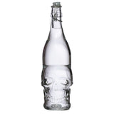 Schedelvormig duurzame glazen waterfles 1000ml koude dranken