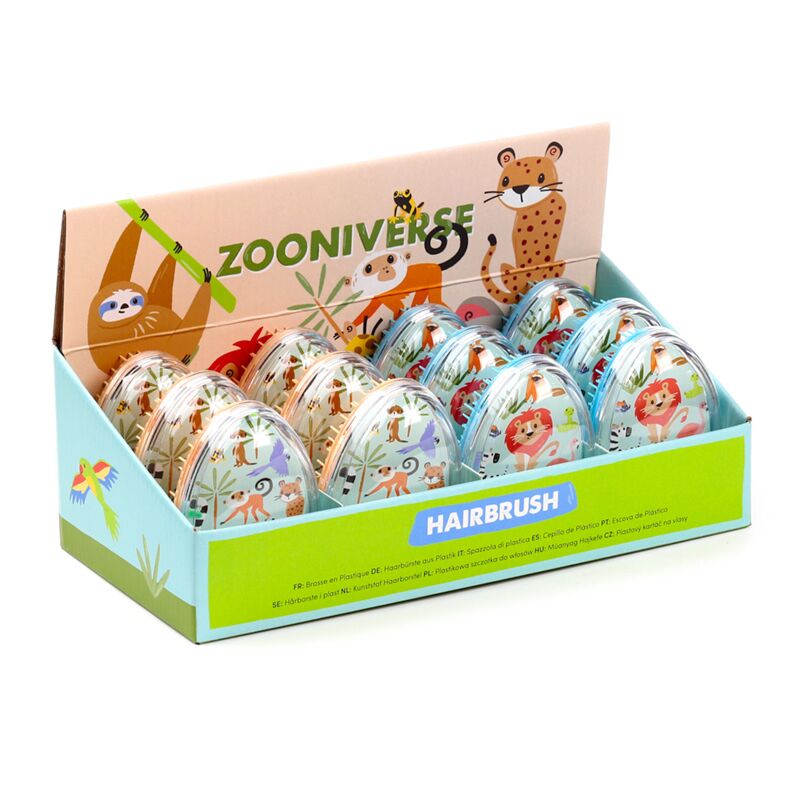 Zooniverse gevormde glitter haarborstel