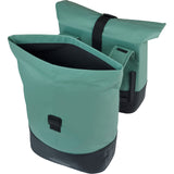 Basil dubbele tas cove 28-32l zilvergroen zwart
