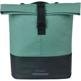 Basil dubbele tas cove mik 28-32l zilvergroen zwart
