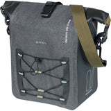 Basil enkele tas navigator storm mik hooks 12-15l zwart