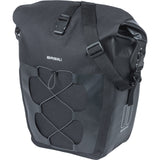 Basil enkele tas navigator waterproof mik hooks 25-31l zwart