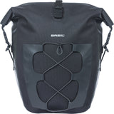 Basil enkele tas navigator waterproof mik hooks 25-31l zwart