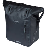 Basil enkele tas rivo tarpaulin mik hooks 12-15l zwart