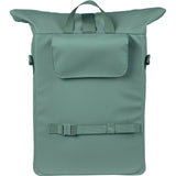 Basil schoudertas brooklyn mik hooks 17l zilvergroen