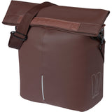 Basil shopper city mik hooks 14-16l vegan leather bruin