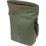 Basil tas city shopper groen | mik hooks | 16l