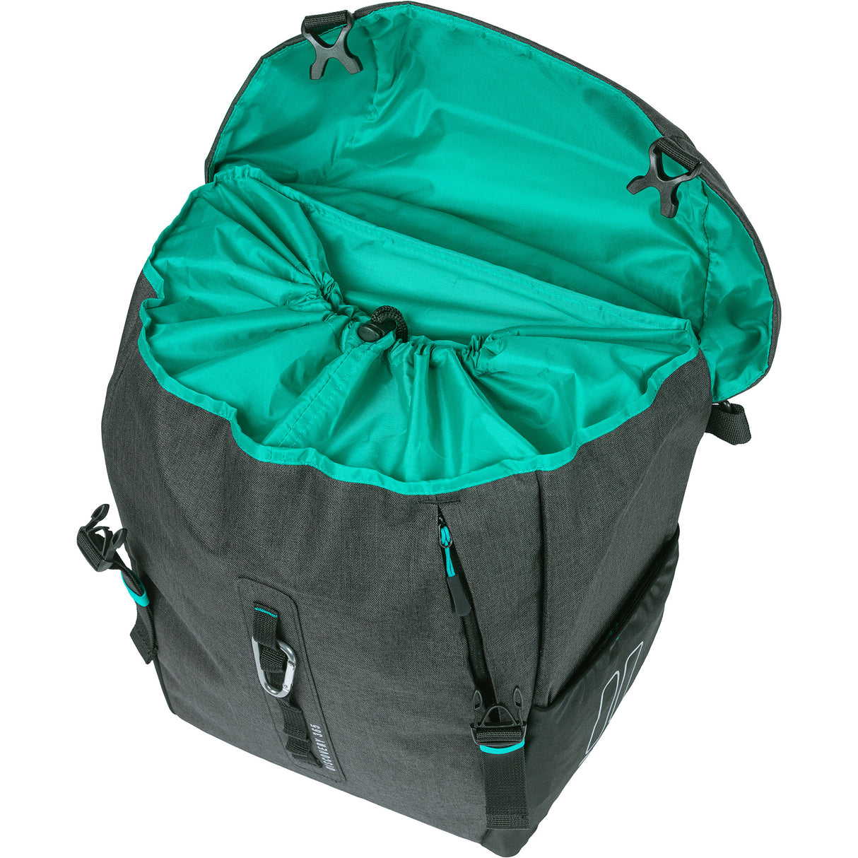 Basil enkele tas discovery 365d 20l mik hooks zwart