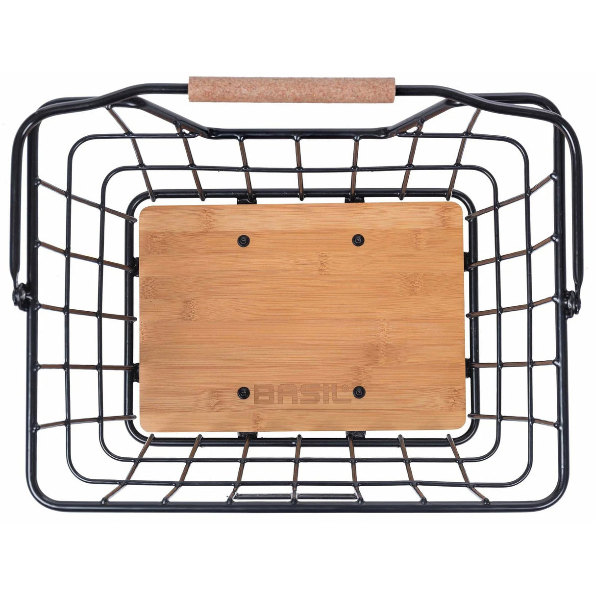 Basil fietsmand nordland mik 23 liter 23 x 33 x 19 cm voor- en of achterop zwart bruin