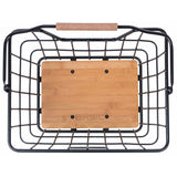 Basil fietsmand nordland mik 23 liter 23 x 33 x 19 cm voor- en of achterop zwart bruin