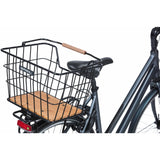 Basil fietsmand nordland mik 23 liter 23 x 33 x 19 cm voor- en of achterop zwart bruin
