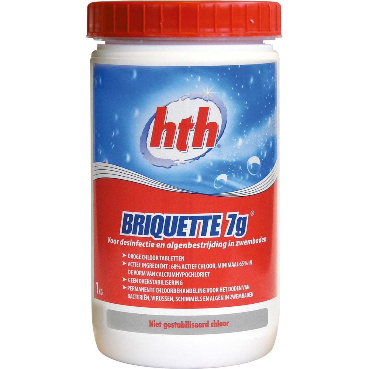 BSI Half Snelwerkende Chloor Briquette 7g, 1 Kg