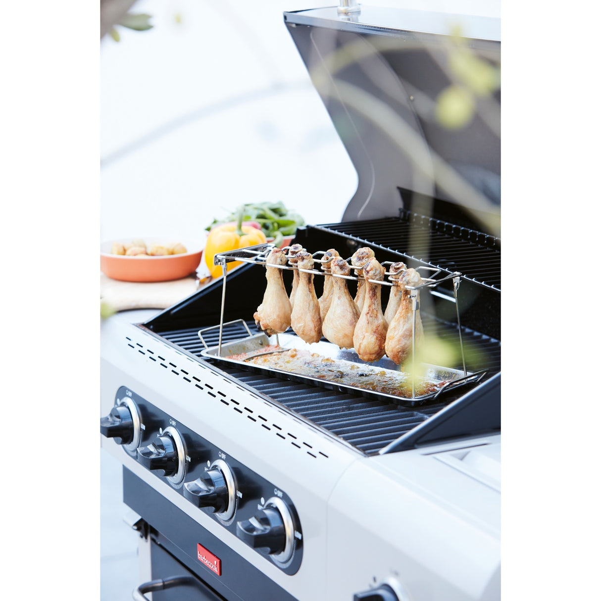 Barbecook rek voor 12 drumsticks