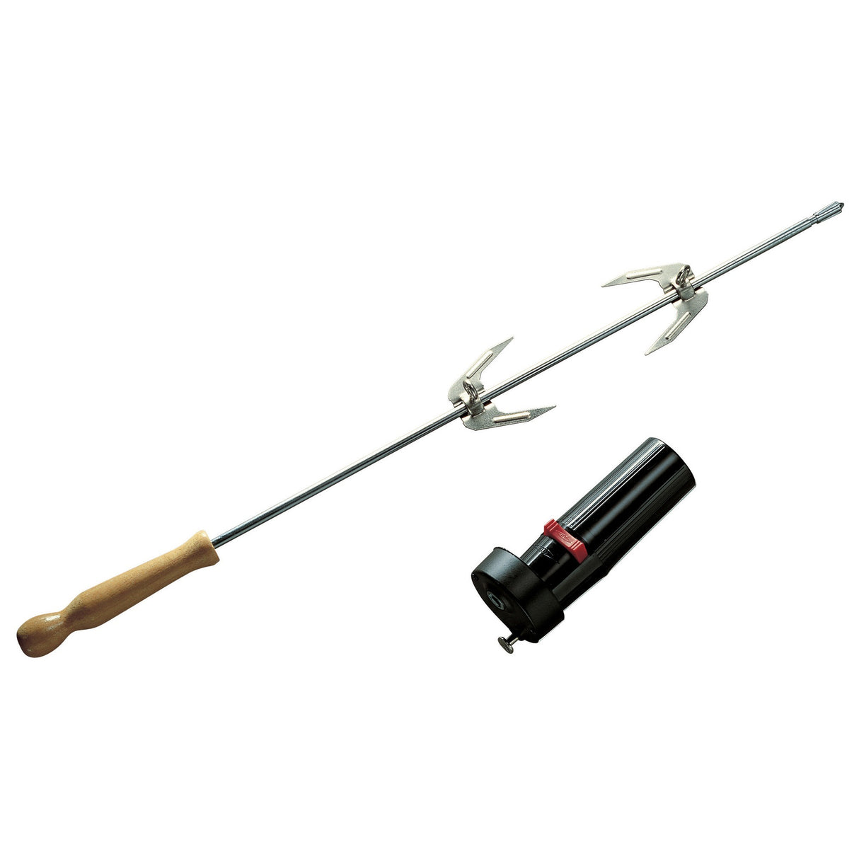 Barbecook universeel draaispit met motor voor houtskoolbarbe