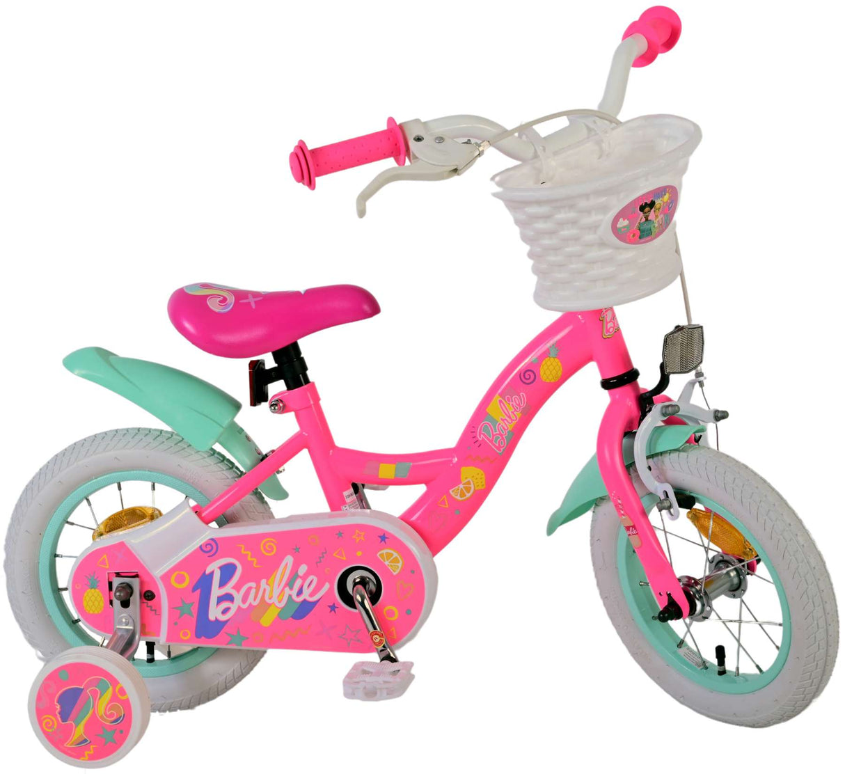 Barbie kinderfiets - meisjes - 12 inch - roze