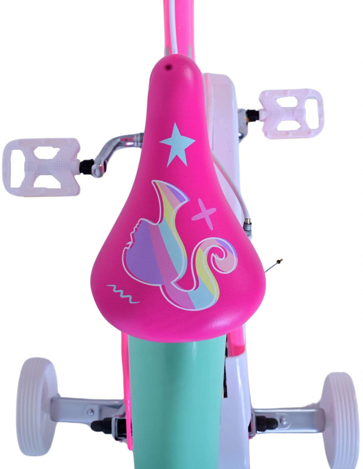 Barbie kinderfiets - meisjes - 16 inch - roze - twee handremmen