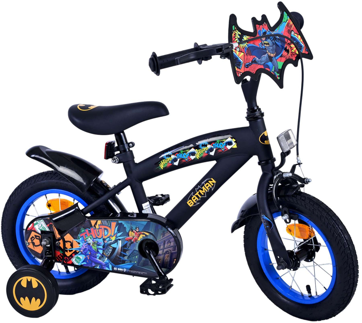 Batman Kinderfiets Jongens 12 inch Zwart