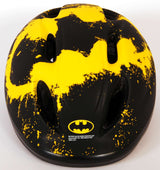 skate fietshelm Batman juniGoud 52-56 cm zwart geel