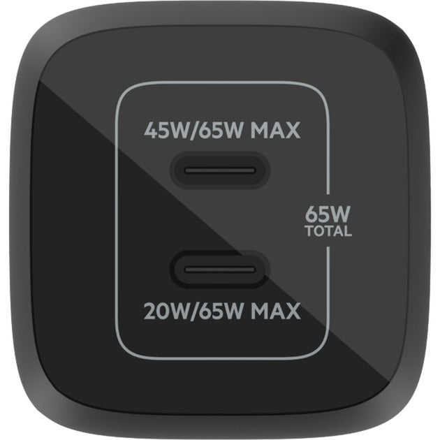 Belkin BOOSTCHARGE PRO 2-poorts USB-C GaN-wandlader met P