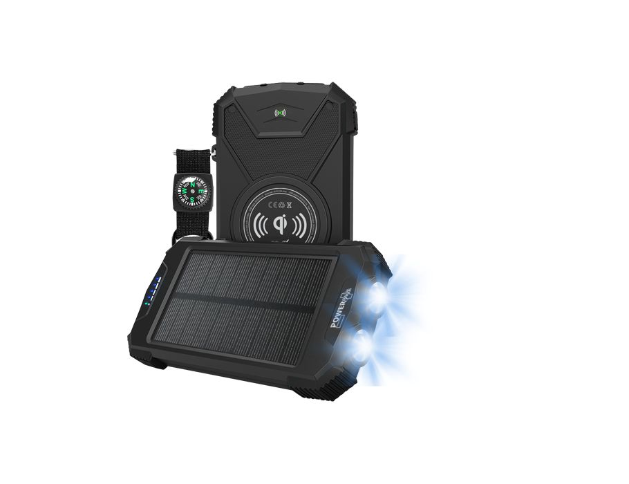 Powerplus beluga solar powerbank 10.000 mah