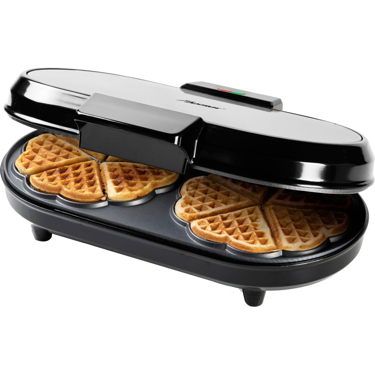 Bestron ADWM730S Dubbele wafelmaker voor klassieke hartvor