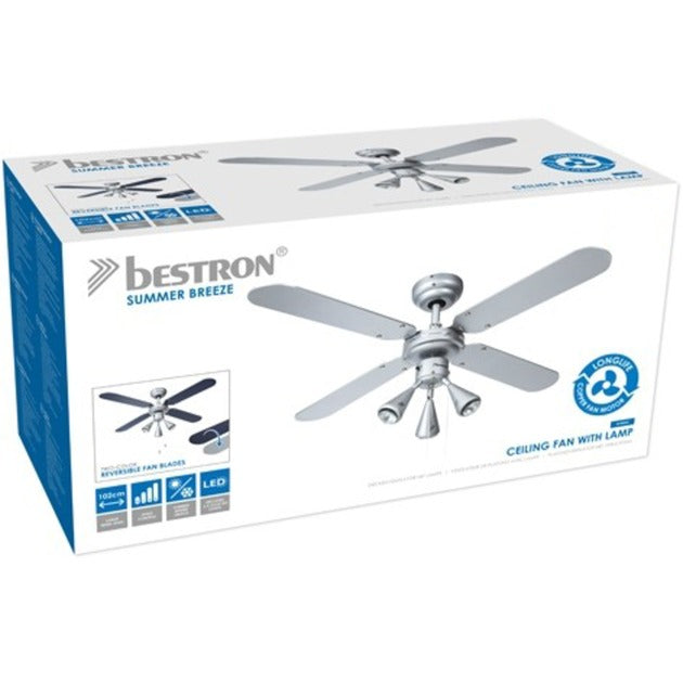 Bestron DLHB42S Plafondventilator met verlichting