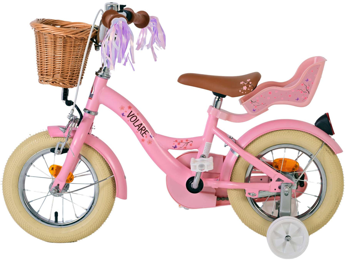 Volare blossom kinderfiets - meisjes - 12 inch - roze