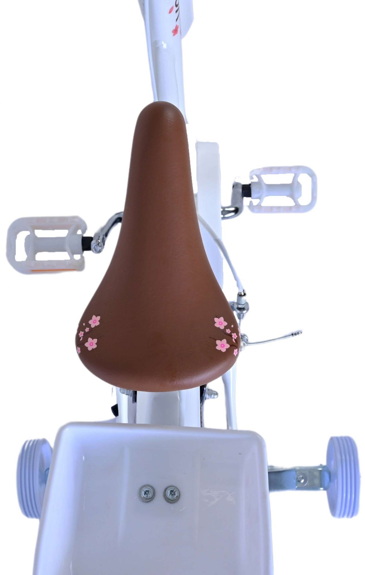Volare blossom kinderfiets - meisjes - 16 inch - wit - twee handremmen