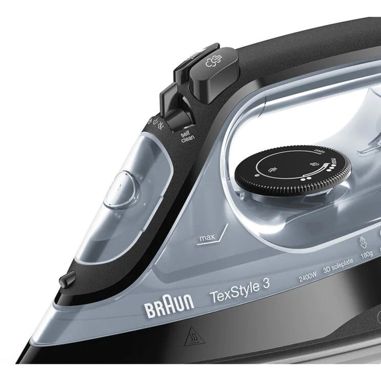 Braun TexStyle 3 stoomstrijkijzer SI 3055 zwart