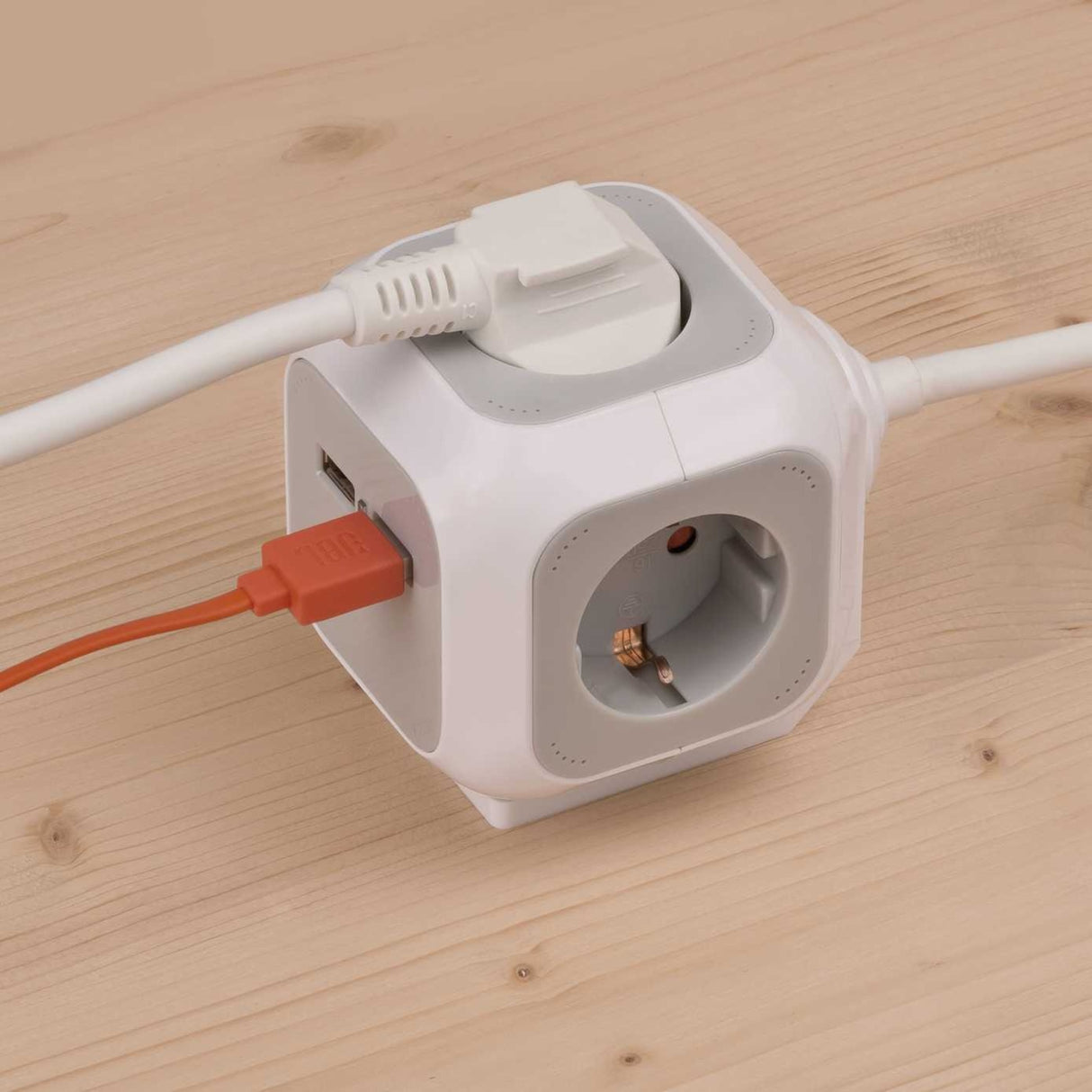 Brennenstuhl ALEA-Power 2xUSB-Charger + stekkerblok 4-voudig