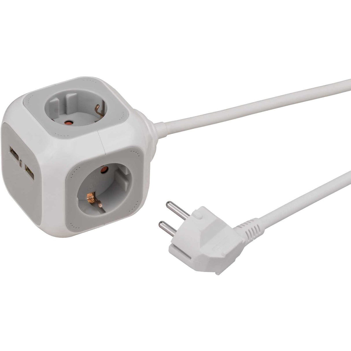 Brennenstuhl ALEA-Power 2xUSB-Charger + stekkerblok 4-voudig