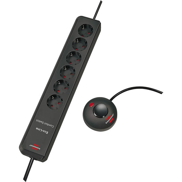 Brennenstuhl Eco-Line Comfort stekkerdoos 6-voudig