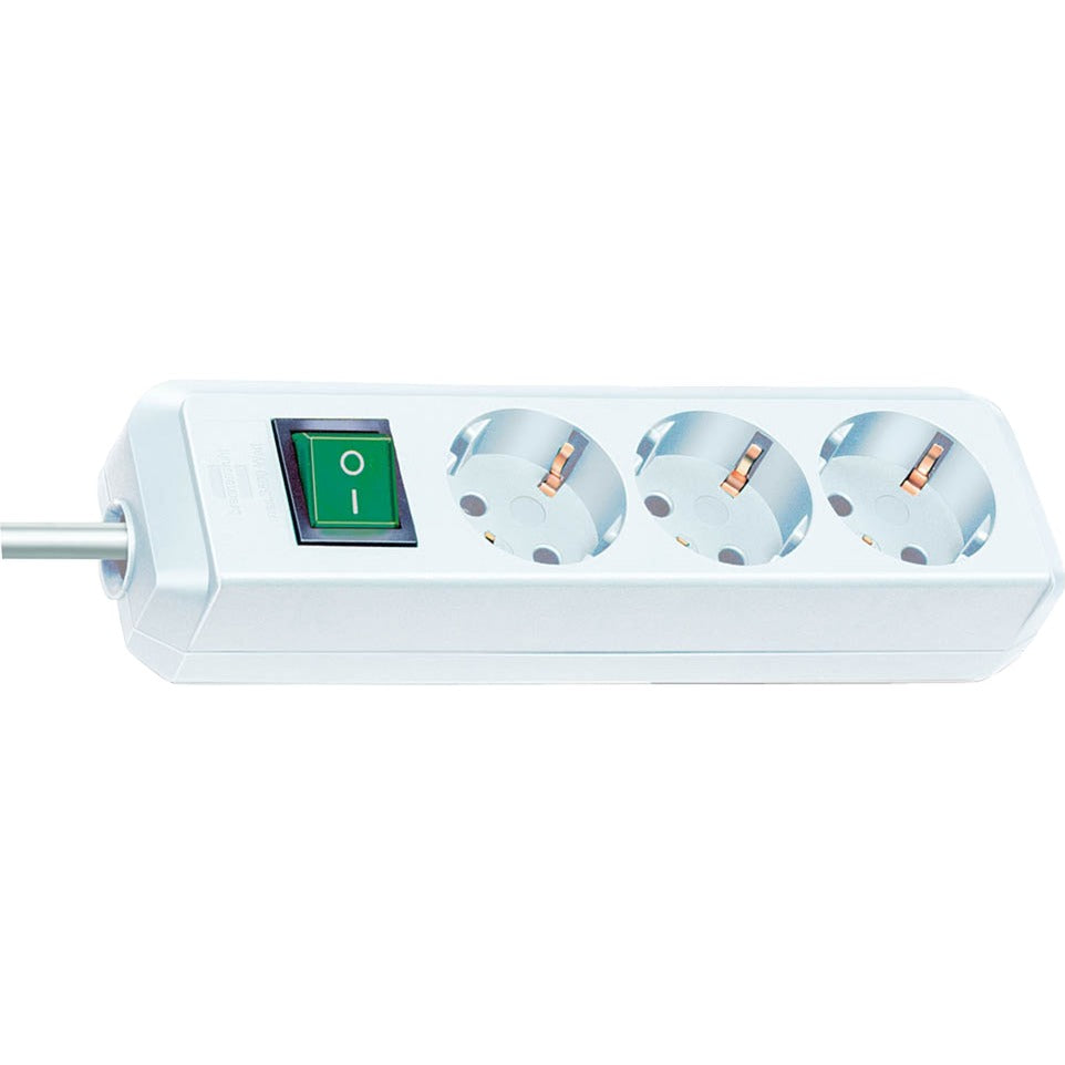 Brennenstuhl Eco-Line met schakelaar 3-voudig, 5 m