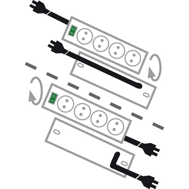 Brennenstuhl Primera Comfort Switch Plus 7-voudige stekkerd