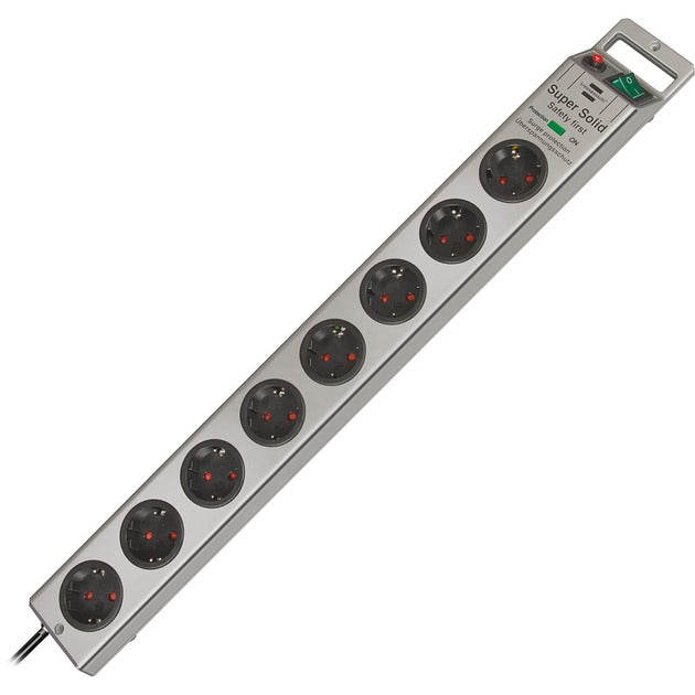 Brennenstuhl Super-Solid 13500A +surge protection 8x