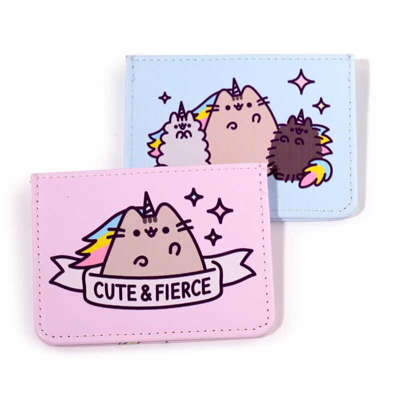 Pusheen de kat stoffen rfid-bescherming kaarthouder