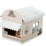 Pusheen catfé doe-het-zelf 100% kartonnen kat speelhuisje