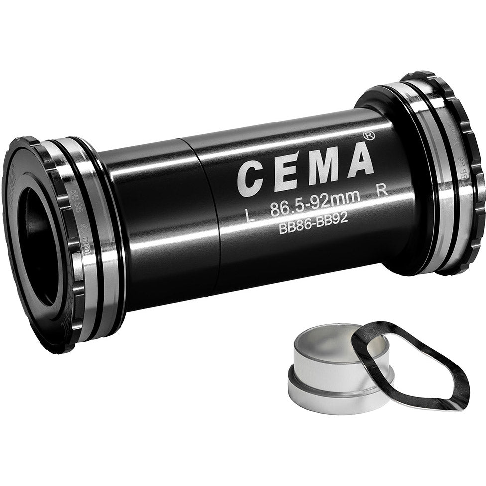 Cema bracketas bb86-bb92 sram gxp sg3 coated keramisch zwart
