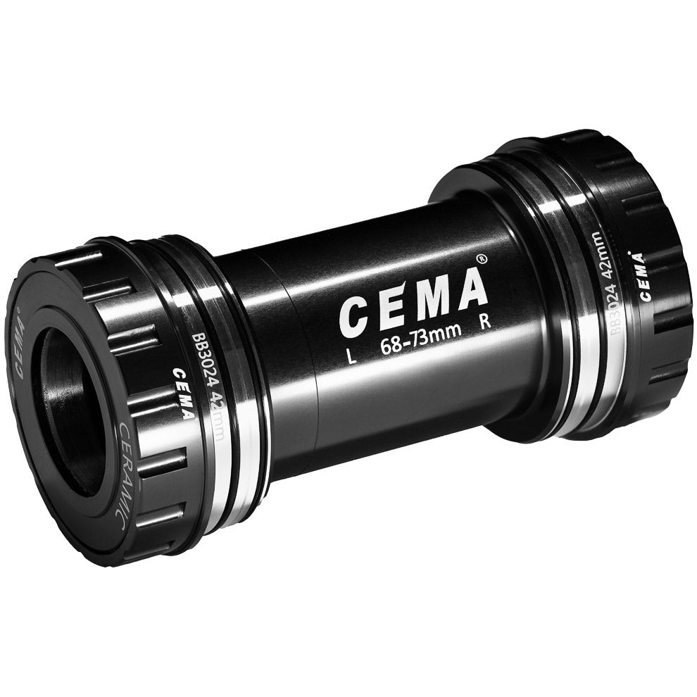 Cema bracketas bb30 shimano sg3 coated keramisch zwart
