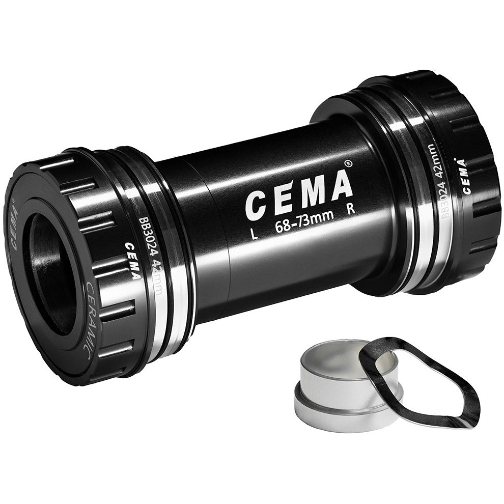 Cema bracketas bb30 sram gxp sg3 coated keramisch zwart