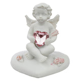 Peace of heaven heart of the rose cherubijn beeld