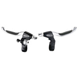 TEKTRO CL530TS+CL533RT Rollerbrake remgreepset 4-vinger zwart satijn met bel (hangverpakking)