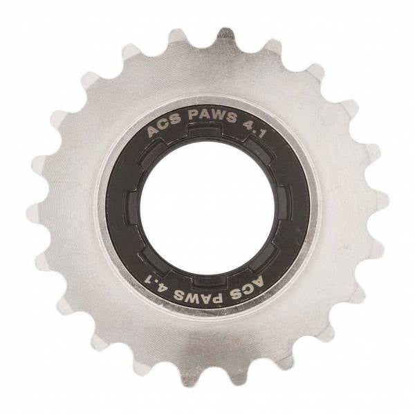 Freewheel bmx 22t 3 32 acs paws 4.1 nikkel zwart