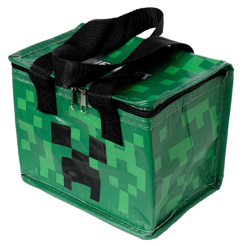 Minecraft creeper rpet duurzame koeltas lunchtas