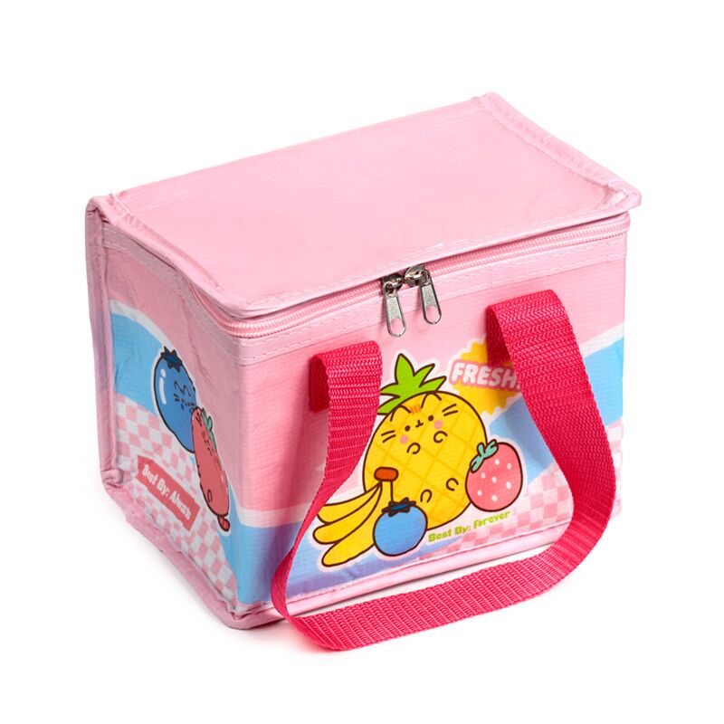 Rpet duurzame koeltas lunchtas pusheen de kat fruit